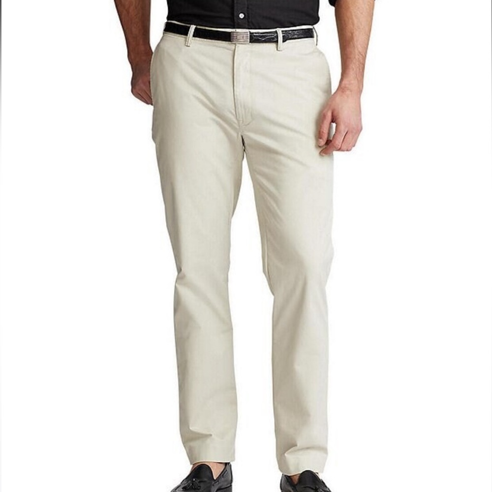 NWT Polo Ralph Lauren Big & Tall Classic-Fit Stretch Chino Pants Sz 38T X 36